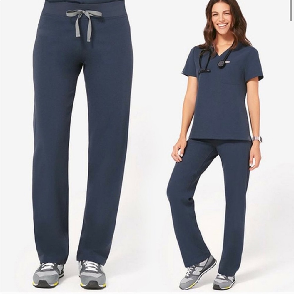 Figs Livingston Basic Straight Leg Scrub Pants XL